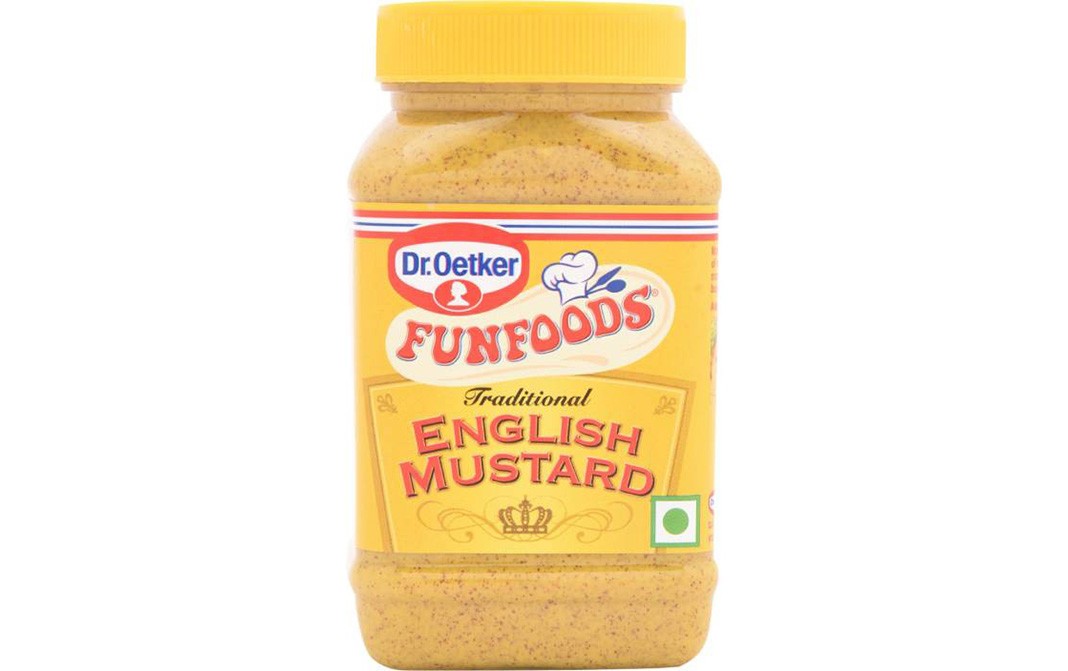 Dr. Oetker Fun foods Traditional English Mustard    Plastic Jar  300 grams